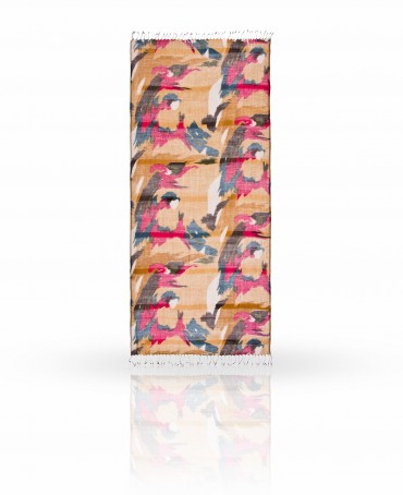 Палантин Женский ZW-BRUSHP/BLUE.RED